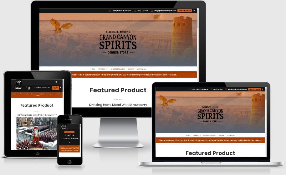 Grand Canyon Spirits Website Flagstaff